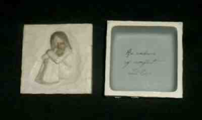 Demdaco Willow Tree " An Embrace of Comfort & Love " Kitty Trinket Keepsake Box