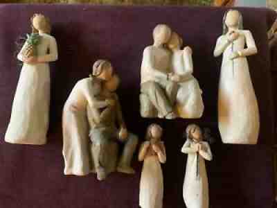 Willow Tree Figurines lot of 6