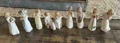 willow tree figurines lot (8)