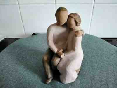 WILLOW TREE FIGURINE ANNIVERSARY COUPLE vgc