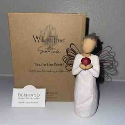 Willow Tree You're the Best Angel Apple Teacher Demdaco Susan Lordi NIB