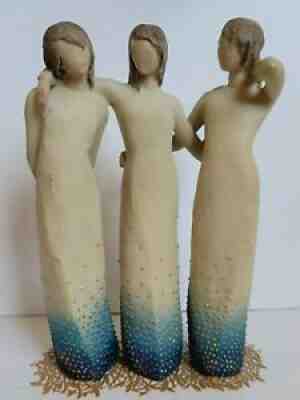 LORDI 2014 SIGNATURE COLLECTION WILLOW TREE STATUE "BY MY SIDE" DEMDACO VG COND