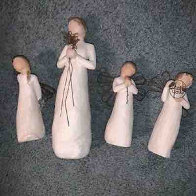 willow tree figurines lot Of 4