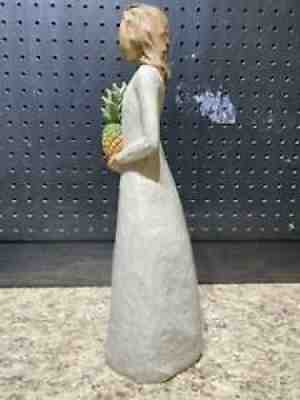 Willow Tree Hearth and Home 15 Inch Figure Susan Lordi Woman Pineapple 2002
