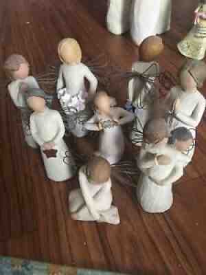 willow tree figurines Angels Lot Of 8