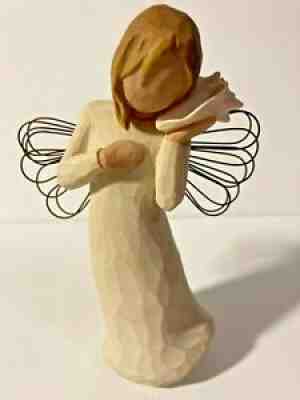 Willow Tree Thinking Of You Angel With Conch Shell 2004 Demdaco Susan Lordi