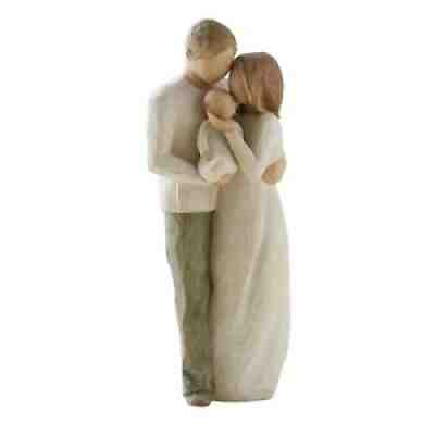 Willow Tree Figurine Our Gift Mum Dad & Baby NEW