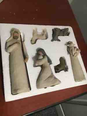 Willow Tree Nativity Set - CrÃ¨che, Nativity, 3 Wise Men, Stable Animals/Ox-Goat