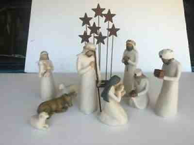 Willow Tree Nativity Set - hand carved Susan Lordi - 10-piece set - used once
