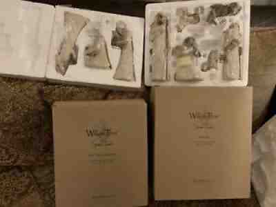 WILLOW TREE NATIVITY & THREE WISE MEN SETS- ONLY DISPLAYED IN STORE- SUSAN LORDI