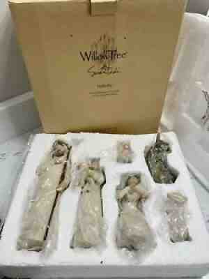 Willow Tree â?¢6 Piece Nativity Set sculpted hand-painted figures. First Year ¼ ¼