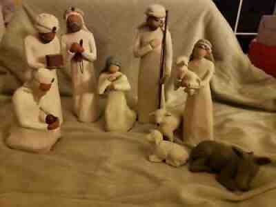 Nativity Set & Three Wisemen - Willow Tree by Susan Lordi - Demdaco