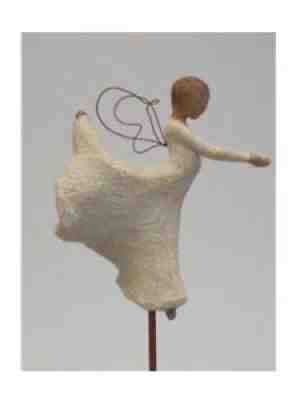 ANGEL DANCE OF LIFE SCULPTURE HAND PAINTED WILLOW TREE SUSAN LORDI