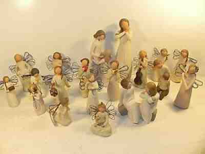 Willow Tree Figurines 19 piece lot Joy Mother & Daughter Angel of Song & Heart