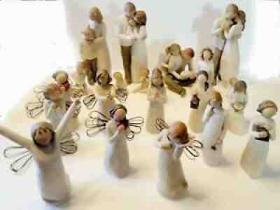 Huge Willow Tree Lot 1999 - 2010 Angels Lordi Demadaco Promise Our Gift New Life
