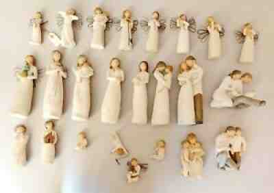 Willow Tree Figurines Angels Babies Children Family Lot of 24