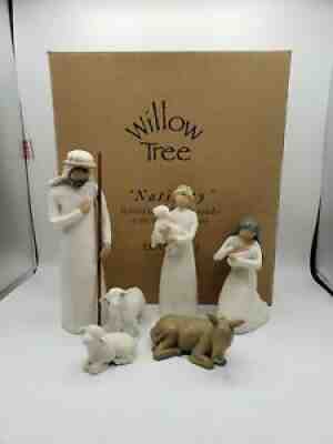 Demdaco Willow Tree Nativity Set 6-Piece Sculpted Hand-painted #26005 Sue Lordi