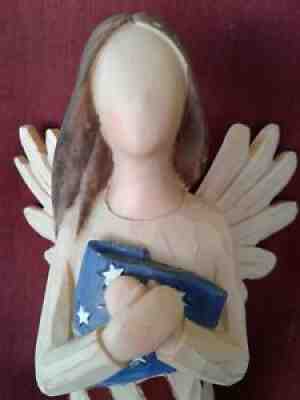 Willow Tree ~ HERO Lady Holding American USA Flag ~ Patriotic Figurine