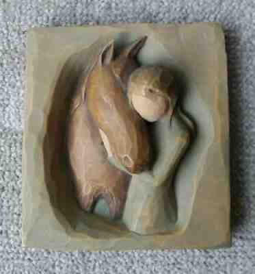 Willow Tree Plaque - Horse Quiet Strength - Lordi 2005 Always There For Me