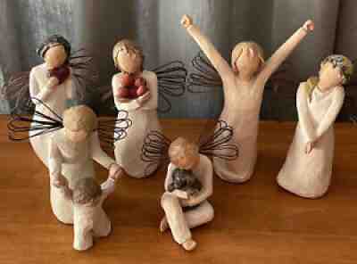 Willow Tree Figurines Lot Of 6 Angels