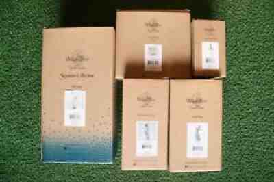 Lot of 5 New Demdaco WILLOW TREE Figurines & Plaque
