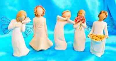 5 WILLOW TREE - DEMDACO Free Spirit Thinking You Irish Charm Sunshine Figures