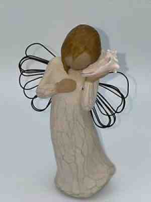 Willow Tree â?? Thinking of You@ Figurine 2004 DEMDACO Angel w/conch