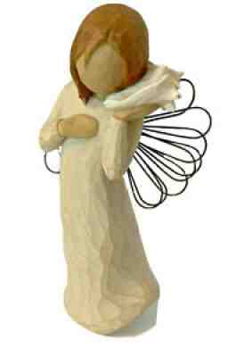 "Thinking Of You" Willow Tree Figurine Angel Seashell Susan Lordi DEMDACO 2004