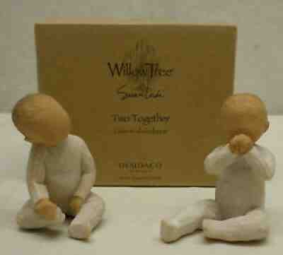 Demdaco Willow Tree Two Together Baby Twins Figurines Susan Lordi 26188 2007