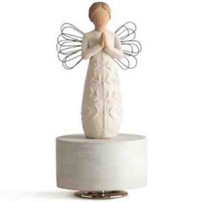 Willow Tree A Tree A Prayer Musical Figurine Plays "Amazing Grace" No Box