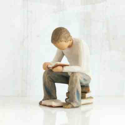 Quest, sculpted figure by Susan Lordi | Willow Tree