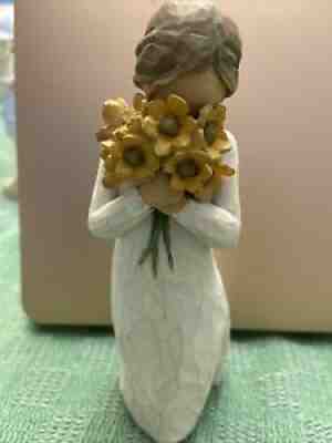 2009 Willow Tree Warm Embrace figurine Susan Lordi 2009 SUNFLOWERS