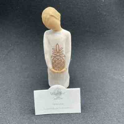 VINTAGE WILLOW TREE DEMDACO SUSAN LORDI GRACIOUS A WARM WELCOME FROM ME TO YOU!