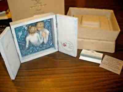 NEW Willow Tree Signature Duet Our Love Song Triptych Hinged Box