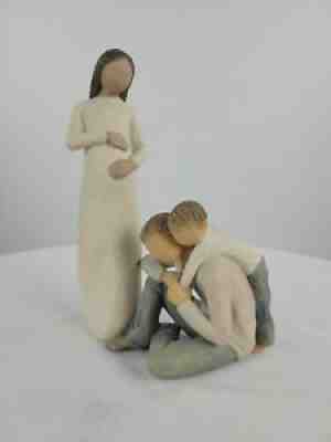 Lot of 2 Demdaco Willow Tree Figurines "That's My Dad" and "Cherish" Lordi 2016