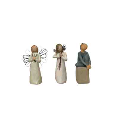Susan Lordi Willow Tree Lot 3 Figurines Angel Of Remembrance, Friendship, Dancer