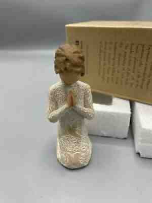 Willow Tree Prayer Of Peace Sculpted Demdaco Figurine 2012 By Susan Lordi