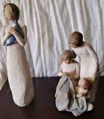 Susan Lordi Willow Tree Figurine Lot of 2, Hero and Generations