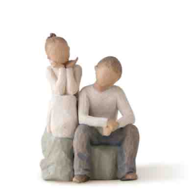 Willow Tree Brother & Sister 14cm Figurine