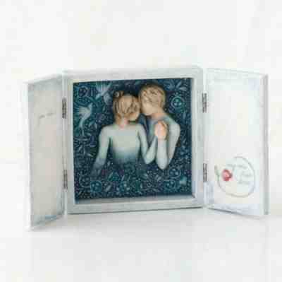 DUET SIGNATURE COLLECTION SCULPTURE HAND PAINTED WILLOW TREE SUSAN LORDI