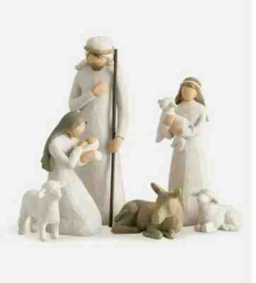 NEW 1999 Willow Tree Nativity Set 6 piece Hand painted #26005 NIB FREE SHIP