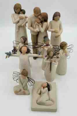 Demdaco Willow Tree Susan Lordi Figurine Lot of 10 Angels Etc...