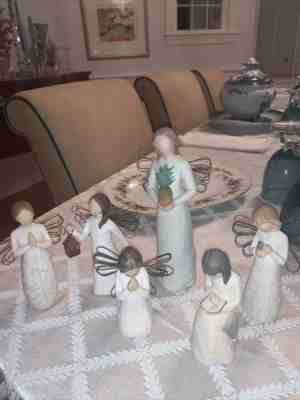 2002 Demdaco by Susan Lordi Willow Tree Welcoming Angel W Pineapple Plus 5 More