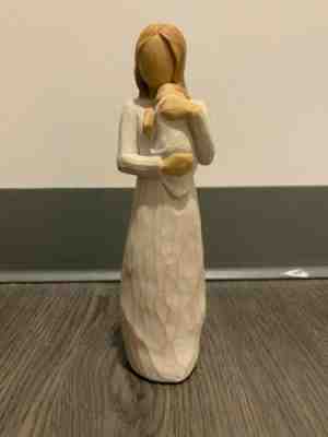 Willow Tree Angel of Mine Hand-Painted Figurine (mother holding baby)