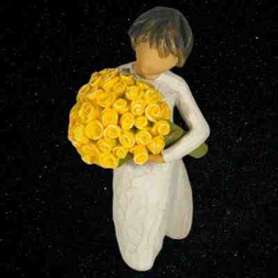 Demdaco Willow Tree â??Good Cheer!â? Yellow Flower Bouquet 5.25â?T