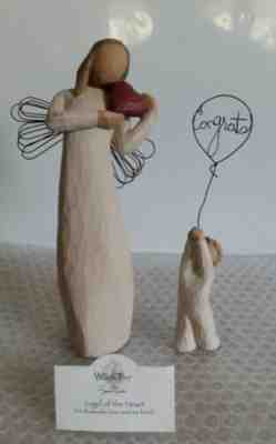 Willow Tree "ANGEL OF THE HEART & BALLOON CHILD" Figurine @2007 by Susan Lordi