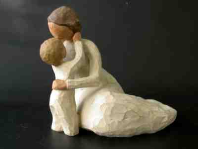 WILLOW TREE CHILD'S TOUCH MOTHER HUG DEMDACO 2000 FIGURINE LORDI VGC