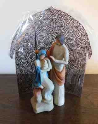 The Holy Family - A Child is Born + Shelter - 2 Pieces - WILLOW TREE DEMDACO