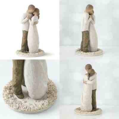 Willow Tree Promise, sculpted hand-painted cake topper