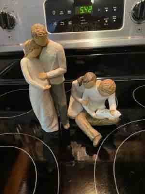 WILLOW TREE â??New Lifeâ? Lordi Baby Family Figurine Plus Pregnancy  ??Home ? Set Of 2